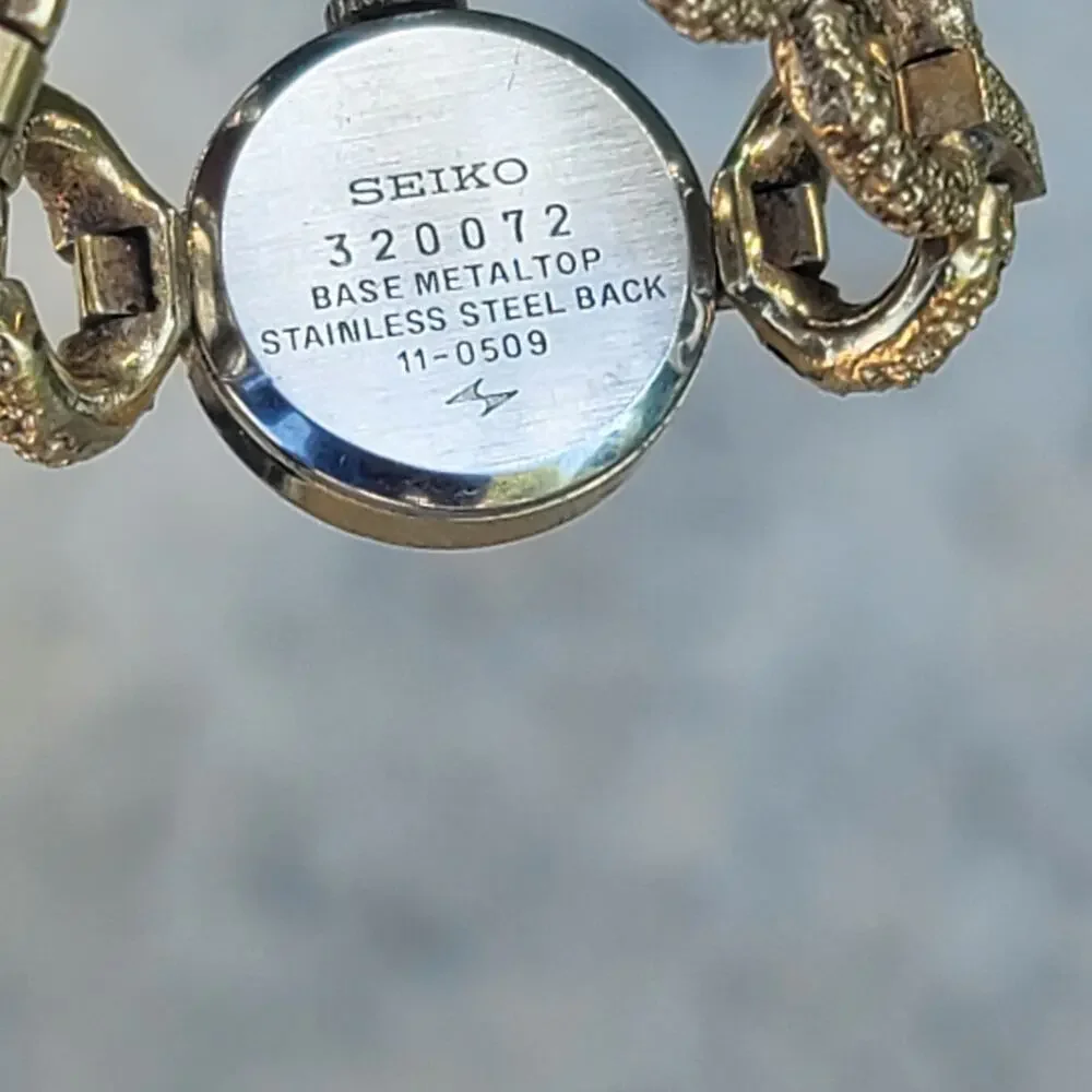 Vtg Seiko Gold Tone Automatic Wind-up Watch - Picture 11 of 11